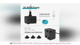Fzone ATO580 Auto Top Off Refilling System Fish Tanks Automatic Mini  Aquarium Water Pump