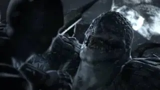 Arkham Origins Killer Croc Cutscene