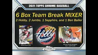 2021 Topps Chrome Sapphire+Ben Baller 6 Box Team Break #4 eBay 12/07/21