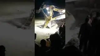 Sany machine accident