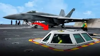 Life in the smallest Room on an Aircraft Carrier's Dangerous Flight Deck