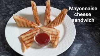Veg mayo sandwich । mayonnaise sandwich recipe । veg mayo grilled sandwich