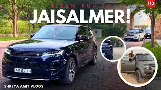 Driving 400KM Non-Stop to Jaisalmer in Style! (Defender x Maybach x Sports x Hilux)