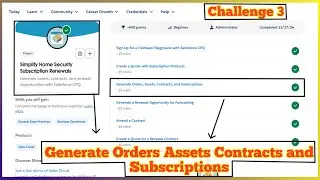 Generate Orders, Assets, Contracts, and Subscriptions | Simplify Home Security Subscription Renewals