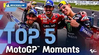 Top 5 Moments by Michelin | 2021 #SanMarinoGP