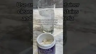 CLEAN YOUR RETAINER⚠️ #hygiene #teeth #retainers #shorts