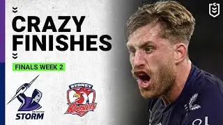 NRL Highlights | Crazy NRL Finishes | Melbourne Storm v Sydney Roosters - Finals Week 2 | 2023