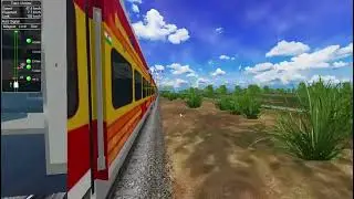 Antodaya express new coach for msts open rails journey in tgrrv3