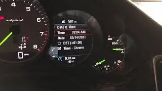 Porsche Clock GPS Timezone and Daylight Saving Time Adjustment (Compatible with any 9XX Products)