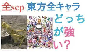 全scpと東方全キャラはどっちが強い？【投票結果】