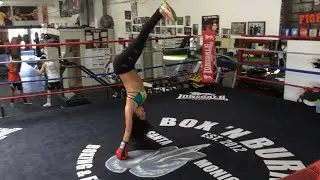 Actress Rachele Brooke Smith Training for Action Film
