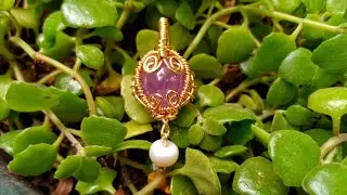 AMETHYST PENDANT | CREATIONS BY RAINBOW HANDS 18 | #Shorts