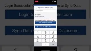 How to use MySalesDialerPro iOS App to Login into MSD