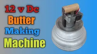 How to make a DC mini Butter making Machine at Home || DIY Madhani Machine ||