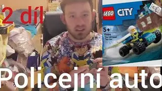 Stavebnice Lego 2 d&iacute;l stavba Policejn&iacute;ho auta 