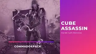 (Fortnite)horde rush trying the new cube assassin skin