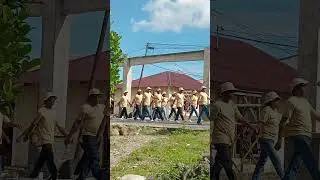 Baris empang jemaat GPM Waai