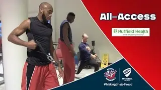 Bristol Flyers Train With The PT Academy At Nuffield Health