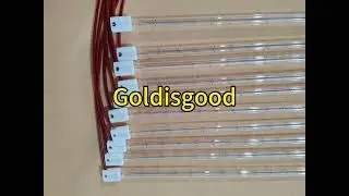 Transparent Halogen Heating Elements 645mm 1500w 230v Ceramic Quartz Lamps for PET Blowing Molding