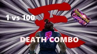 Akuma Approx Death Combo(80%) First ever Online Death Combo in Season 4💪😎!