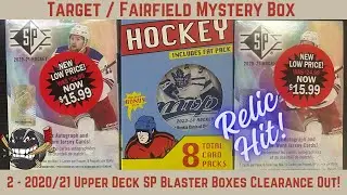 Another Mystery Target / Fairfield Blaster Box & 2 2020-21 SP Blaster Boxes Clearance out! Relic Hit
