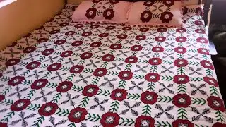 Cross stitch Bedsheet Design (dusuti Chadar)