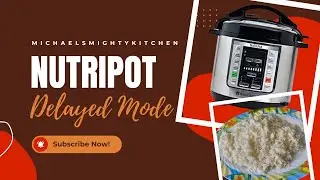 Как приготовить рис в режиме отложенного приготовления в Nutripot | Как приготовить рис в режиме ...