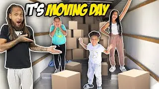 ROAD TRIP TO OUR NEW HOME IN.... 😁 *moving day vlog*