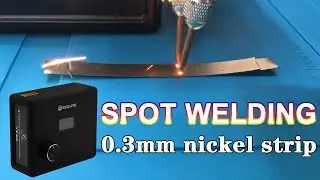 Spot Welding 0.3mm Nickel Strip,Mini Intelligent DIY Spot Welder.
