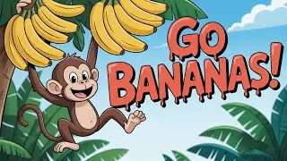 Go Bananas! 🐒 Monkey Dance Party | Jungle Animals | Kids Dance Compilation