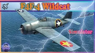 F4F-4 Wildcat Dogfight || WW2 Flight Sim - War Thunder SB Gameplay