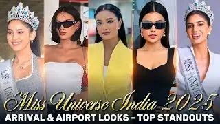 Miss Universe India 2025: Airport Looks - Top Standouts ✈️🇮🇳