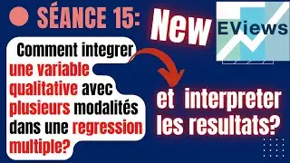 Séance 15 : Insertion d'une variable qualitative  à plusieurs modalités dans une régression multiple