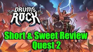 Drums Rock VR Quest 2 : A Short and Sweet Review in VR