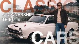 My Dad Loves His Classic Cars. So I made an Al tribute to his cars 🚘 #ClassicCars  #CarNostalgia