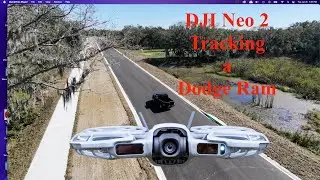 DJI Neo 2 / Tracking a Dodge Ram