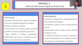 video del manueal de organizacion del departamento de recursos humanos en Valatam