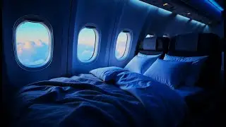 (No Ads) Fall Asleep Fast & Stay Asleep | 12 Hours Airplane White Noise