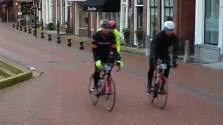 Decathlon Winterfiets Elfstedentocht op 4-2-2018