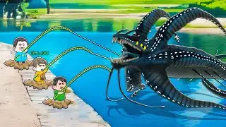 SLENDERMAN LẦN ĐẦU CHƠI C&Acirc;U C&Aacute; VẠN C&Acirc;N SĂN SCP-LEVIATHAN