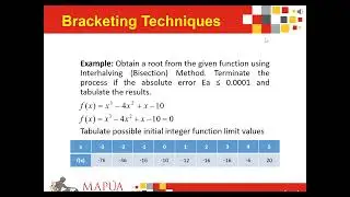 Module 1 Lesson 2 Bisection method