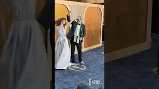 Jeff Goldblum and Emilie Livingston are dancing through the #SAGAwards carpet. 🕺💃🏻 #AwardsSeason