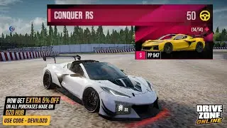Conquer - RS | CP Max Performance Top Speed & Track Test | Drive Zone Online:New Car@DriveZoneOnline