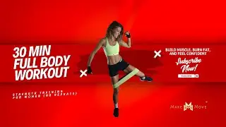 30 MIN FULL BODY WORKOUT | Strength Training for Women (NO REPEATS) 