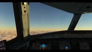MSFS: 2 hour flight from Hong Kong China to Taiwan in an Airbus  A319 with Sunrise landing