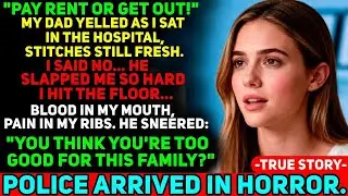 At The Hospital, My Dad Yelled “PAY RENT OT GET OUT!” — Then Slapped Me So Hard I Did This