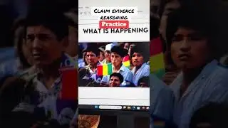 Middle School Claims Evidence Reasoning Context Clues using NYT