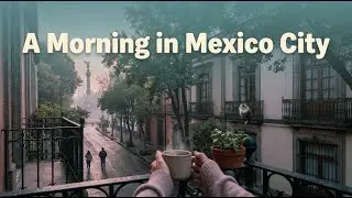 Sleep Story | A Morning in Mexico City - The City Awakens (Black Screen)