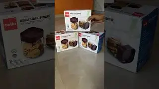 Amazon finds| kitchen storage containers| #haul #containerbox #cellobox #nutsbox #kitchenfinds #asmr