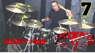 Van Halen - Right Now - Drum Cover One Take